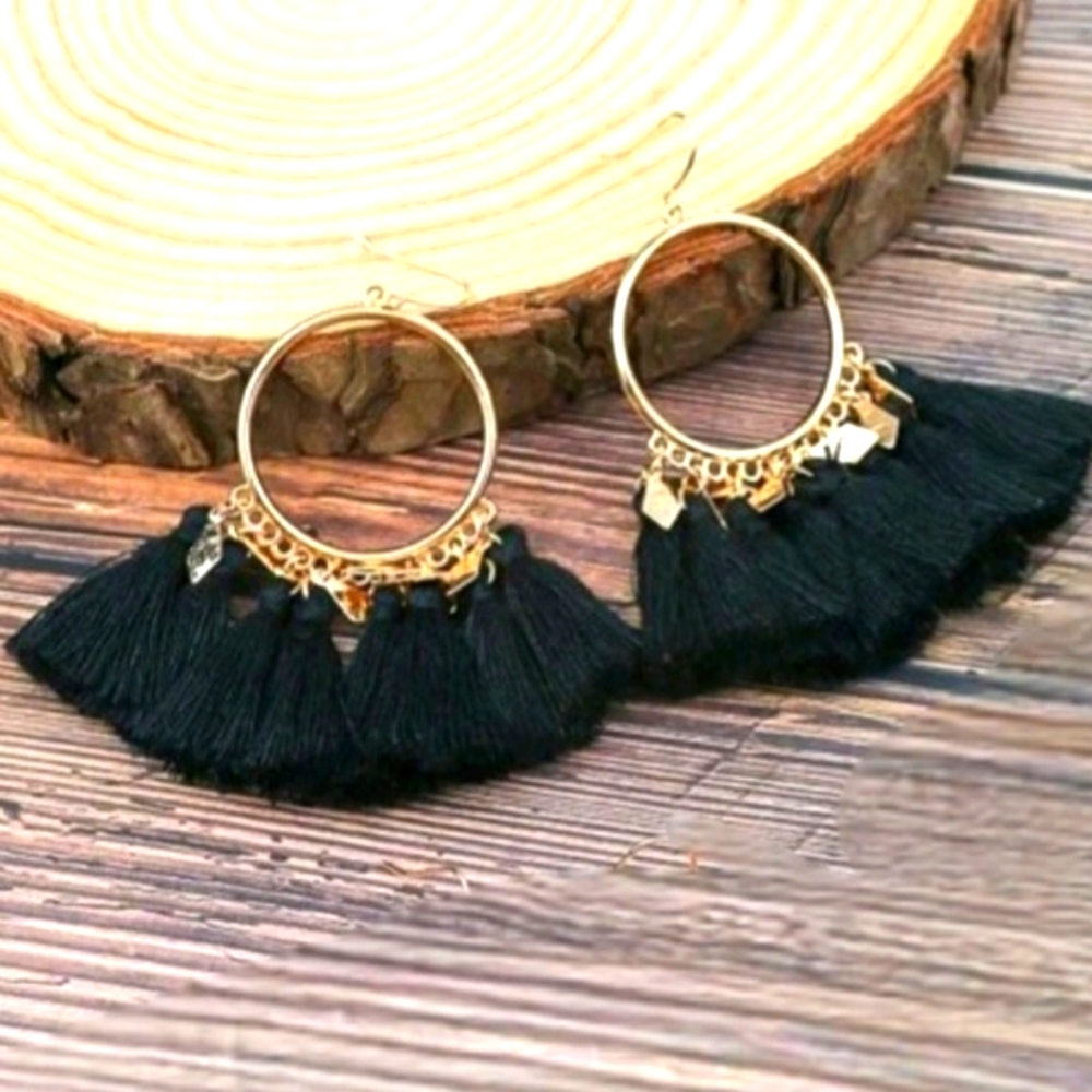Fringe earrings